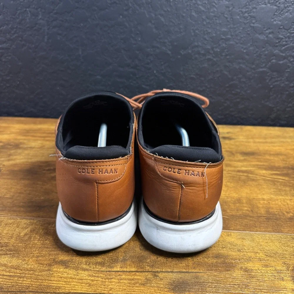 Cole Haan Zerogrand C27879 British Tan Leather Wingtip Oxford Mens Size 14M